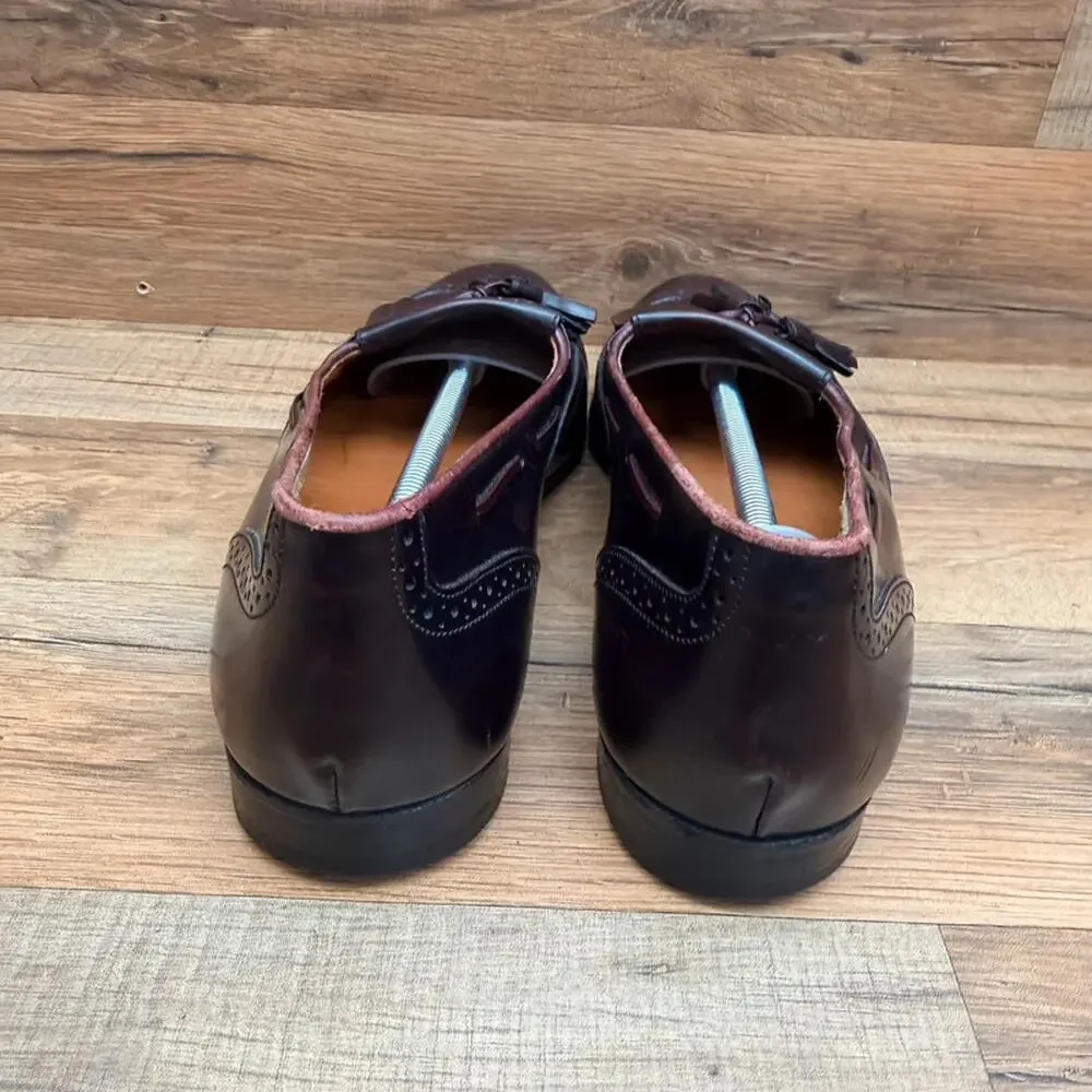 Church’s Brown Leather Tassel Loafer Men's size 9.5N  UK 7-8  Dress Shoes